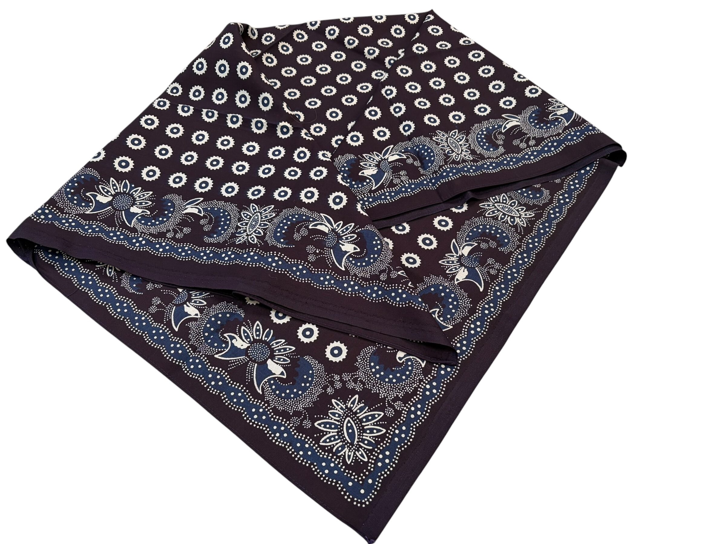Blauwdruk hoofddoek of Noasedoek 86 x 86 cm nr. 2