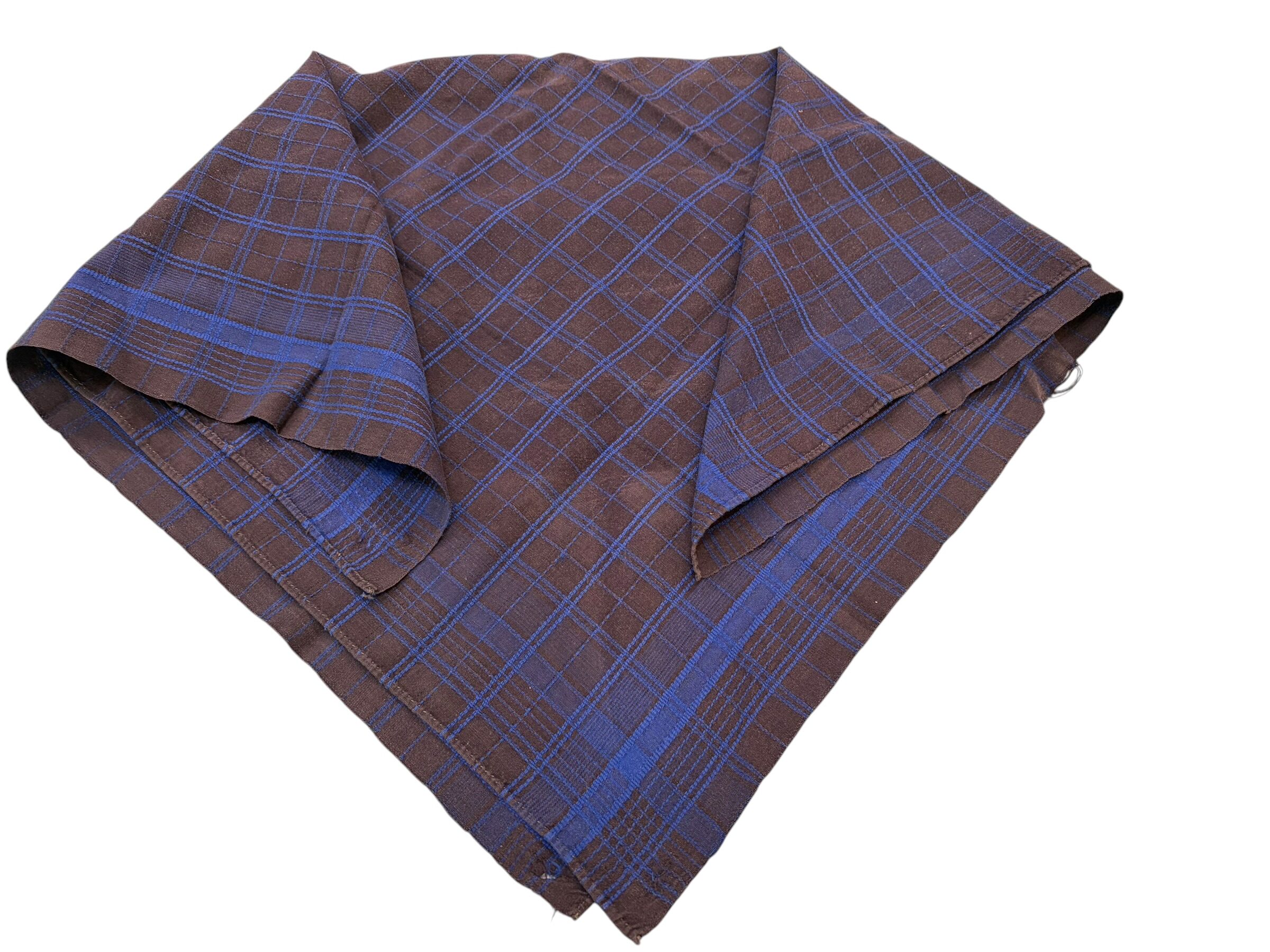 Omslagdoek blauw 67 x 67 cm nr 1