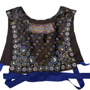 Kraplap lichte rouw blauw, groen, wit nr. 030