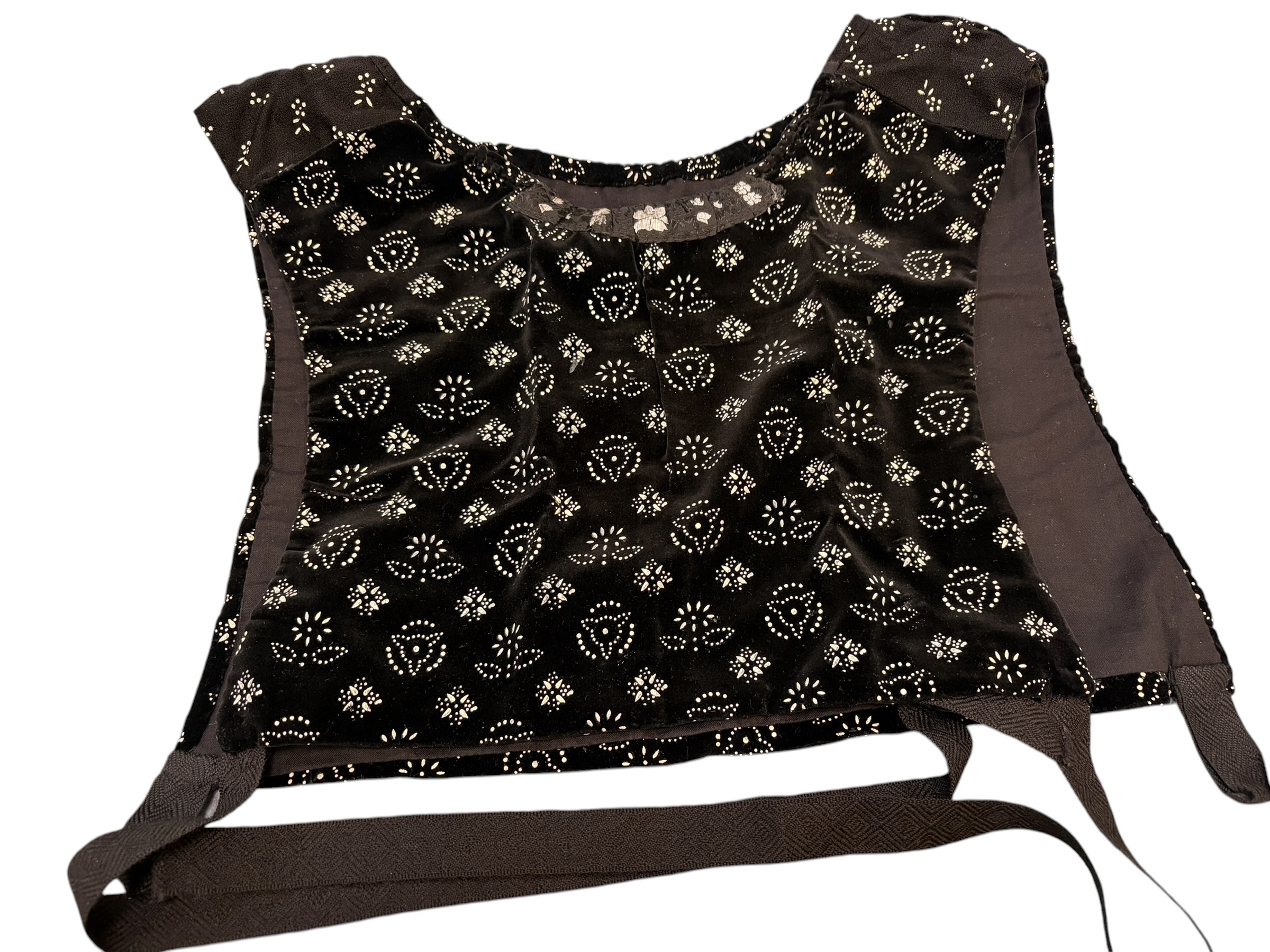 Kraplap zware rouw fluweel stof nr. 039