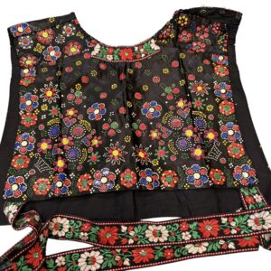 Kraplap doekjes gedrukt rood wit, geel, groen, blauw nr. 041