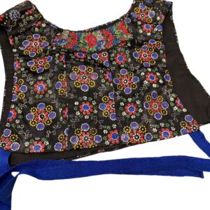 Kraplap rood, wit, geel, groen, blauw nr. 043
