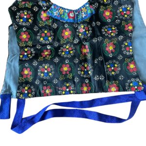 Kraplap rood, geel, blauw, groen, wit nr. 033