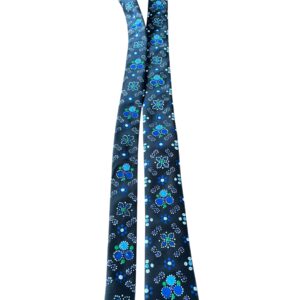 Stropdas Staphorster stipwerk kleur groen-wit-blauw nr. 3